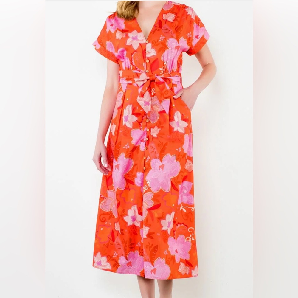NEW THML Floral Maxi Dress